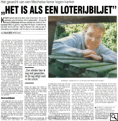 Het Nieuwsblad (18-10-2001)
Klik om te vergroten