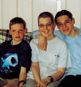 Dit zijn mijn broers, Koen (rechts) en Tom (links).